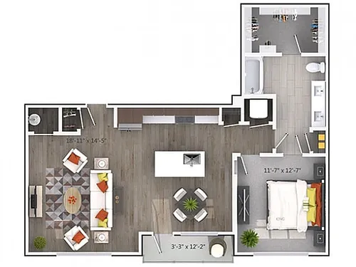 Floor plan Whitewater