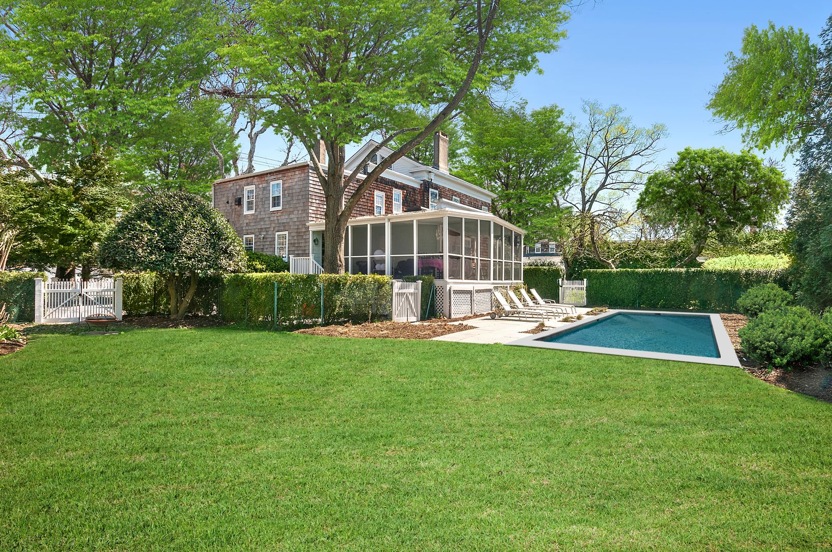  Heated pool and lots of yard space