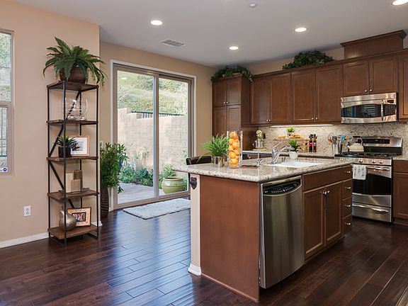 Kitchen and nook by slider