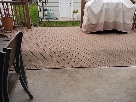 deck from patio