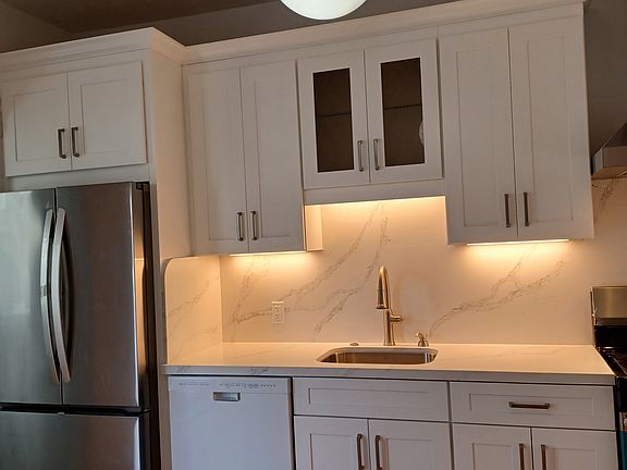New French door refrigerator.