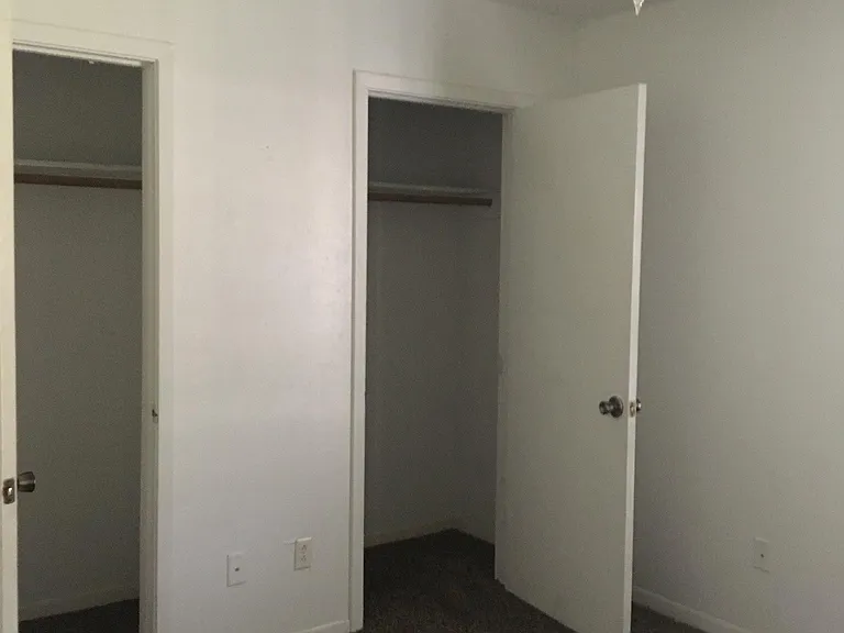 Second bedroom, double closets new carpet