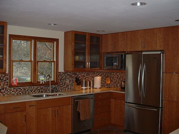 facing south in kitchen
