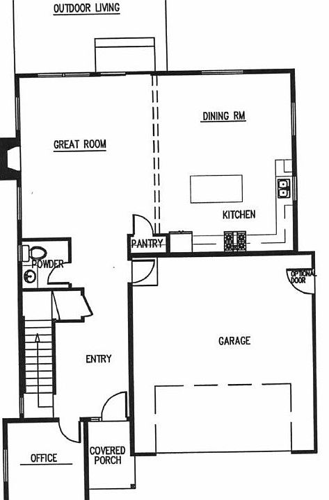 Main Floor - For illustration purposes only. Actual plans and specs may vary. 