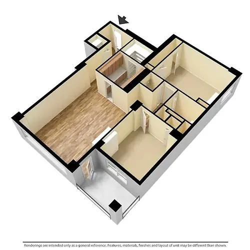 Floor plan Two Bedroom