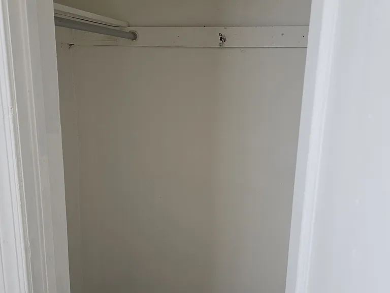 master bedroom left side of closet