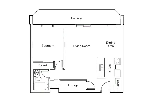 Floor plan 203