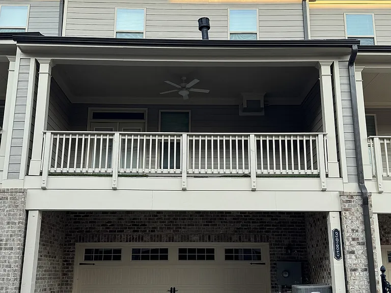 back entrance. 2.5 car garage