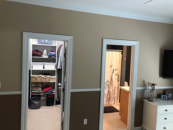 Master bathroom and closet