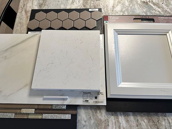 Sweetwater new construction home plan owner s bathroom designer selection at Emerald Acres by Willia