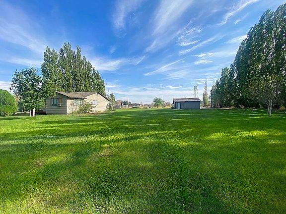 Right side of the yard.