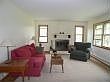 Living room with fireplace