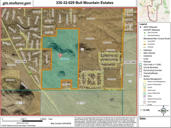 330-32-029 N Bull Mountain Drive, Kingman, AZ 86409