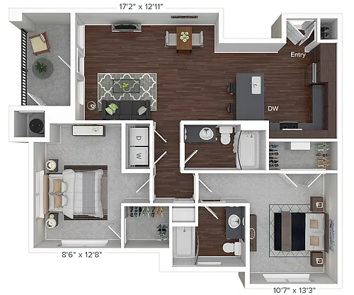 Floor plan B2-1083