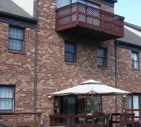 Back of Townhome