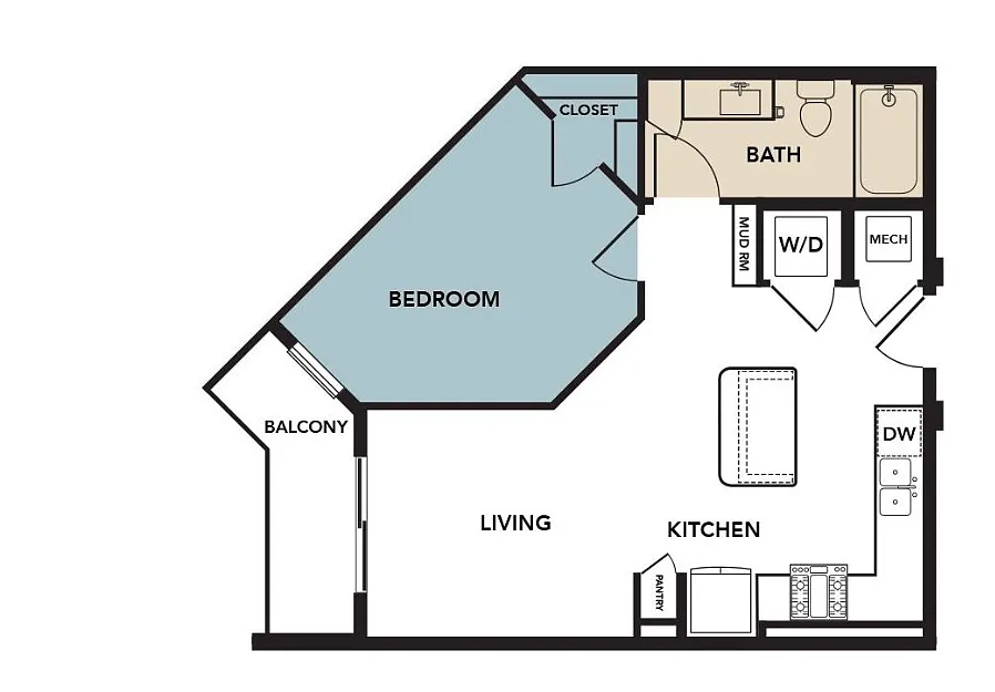 Floor plan AFF-A2C