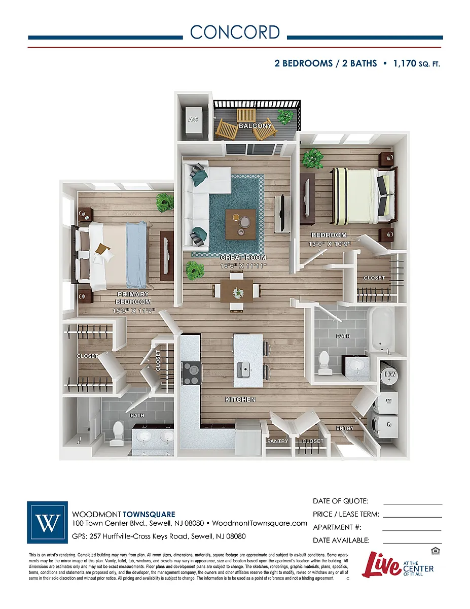 Floor plan Concord