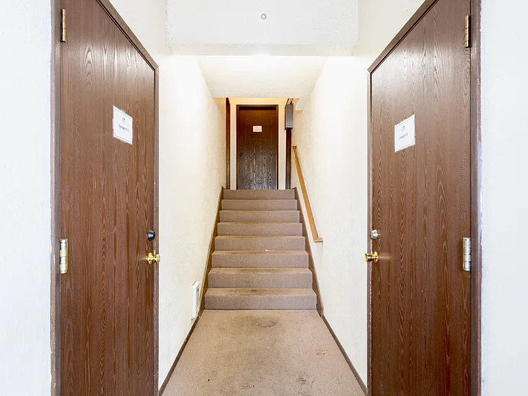 Assigned storage room located at right side of door