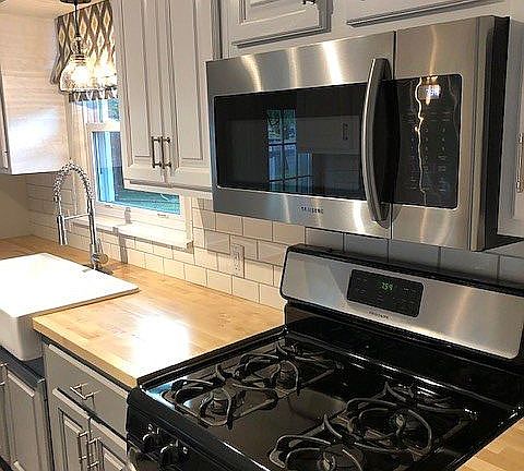 stainless appliances