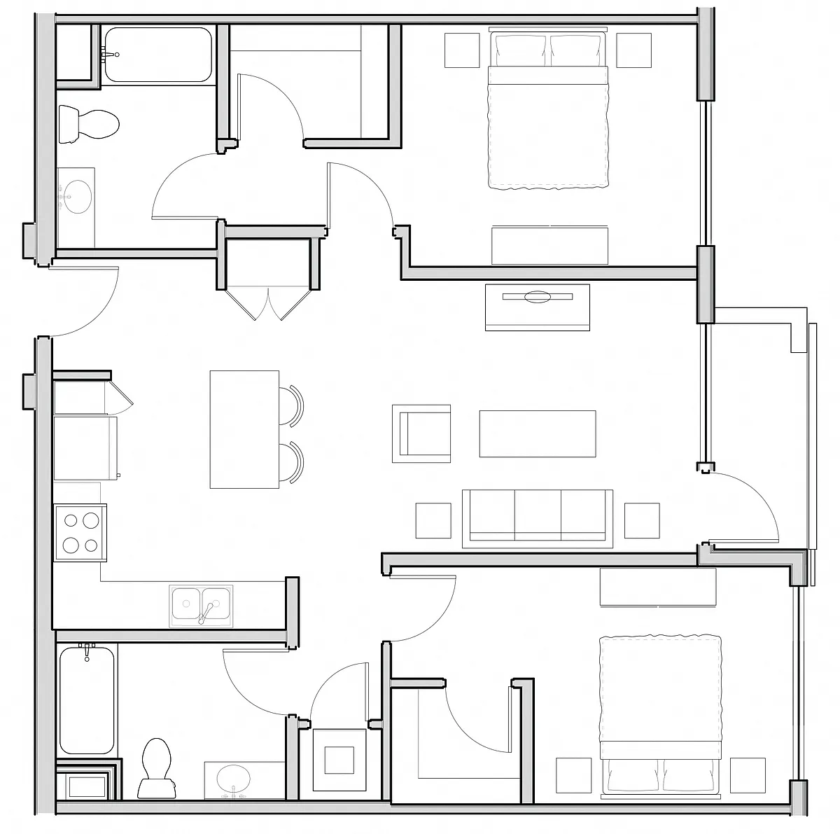Floor plan B2A