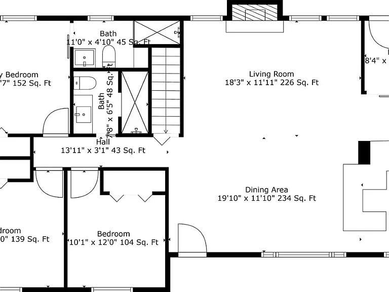 2200 SQ ft Living Space