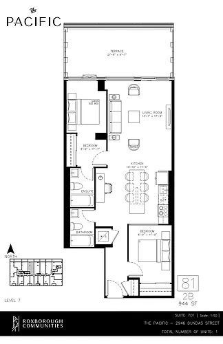 Floor plan 2 bedroom 2 bath 2 Bed 2 Bath 15
