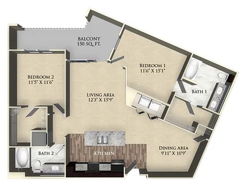 Floor plan B4