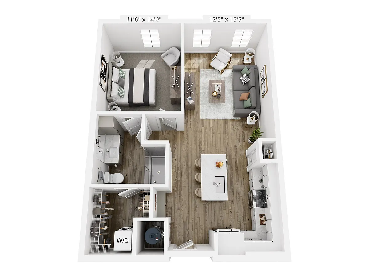 Floor plan A1a