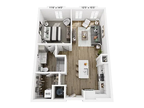 Floor plan A1a