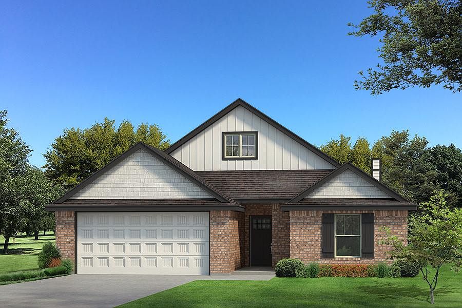 Homes by Taber Kamber A Brick Elevation - Black and White