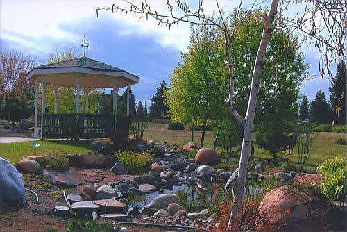 Gazebo and stream