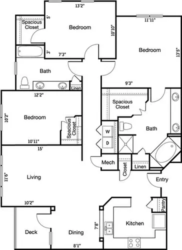 Floor plan Peachtree