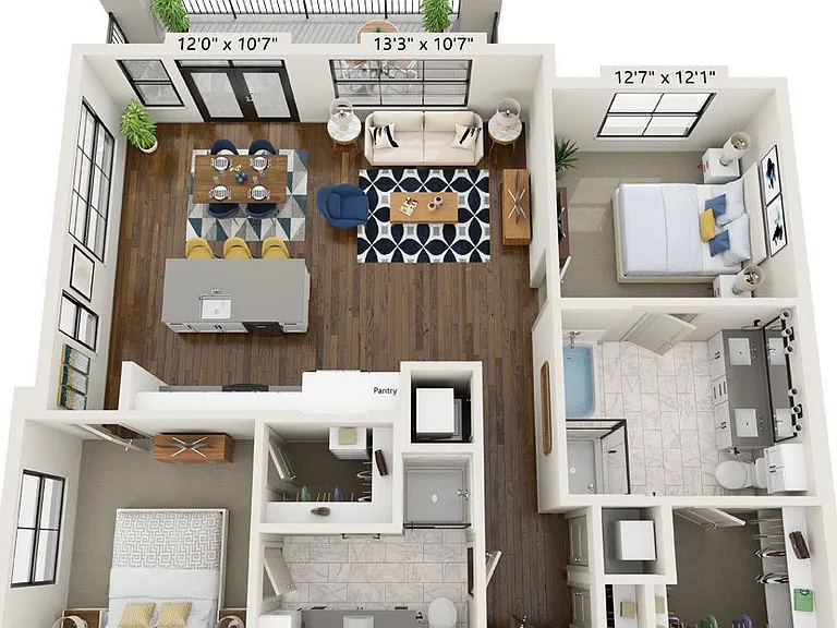B3 floor plan The Waterview