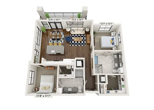 Floor plan B3