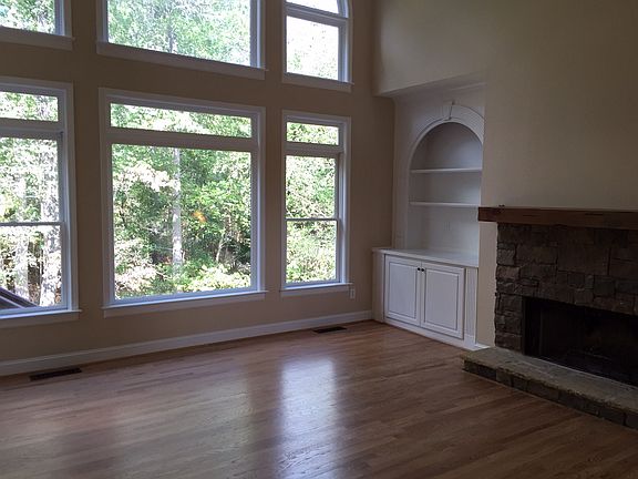 Stone Fireplace & Built-Ins