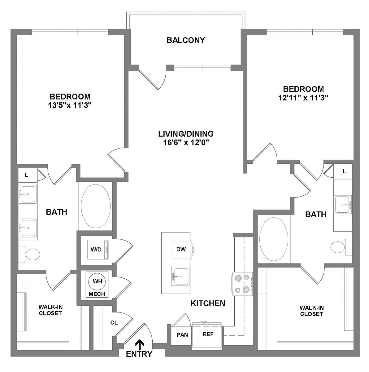 Floor plan B3-1170