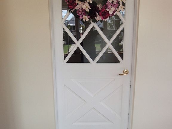 Front door from Porch