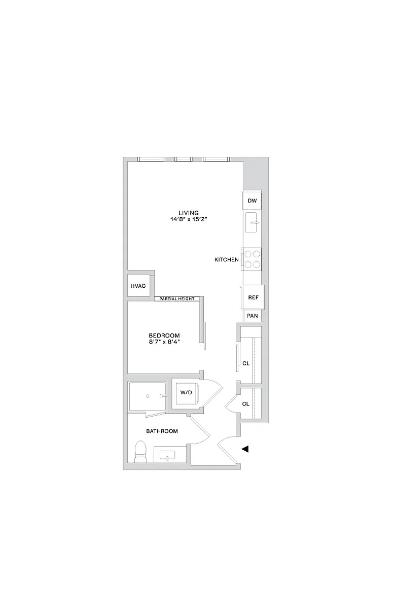 Floor plan A22 1X1