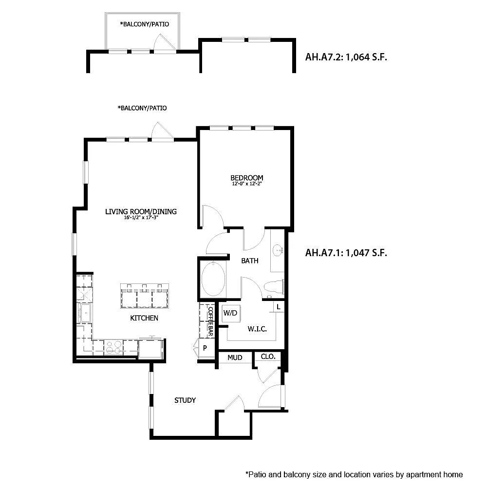 Floor plan AH A7