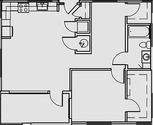 Floor plan A13B