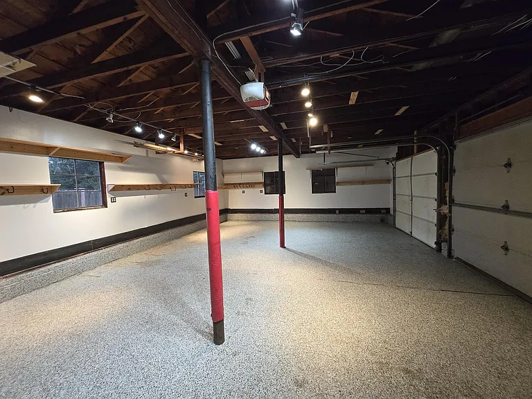 3.5 car heated garage