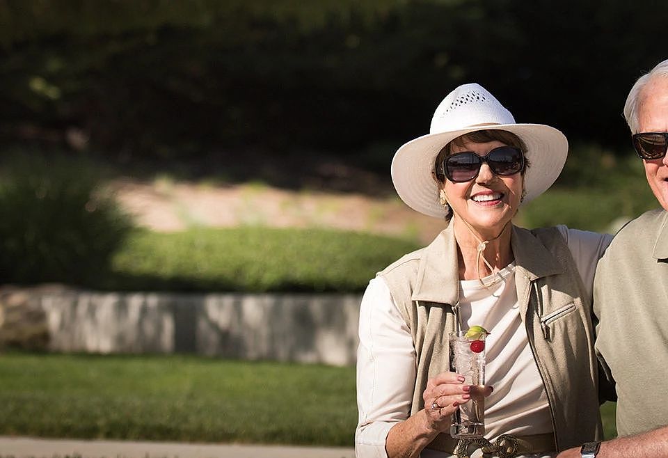 Homeowners Enjoying the Day