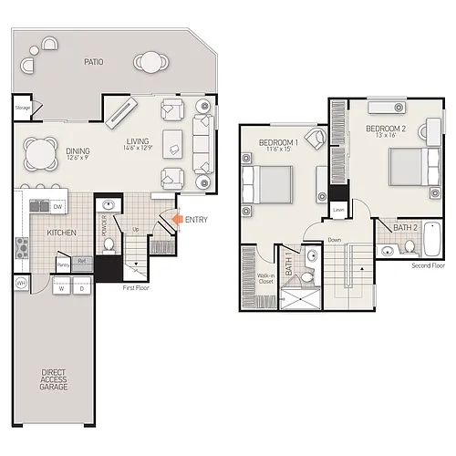 Floor plan Plan C