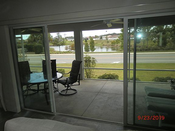 Screened Porch View Pond