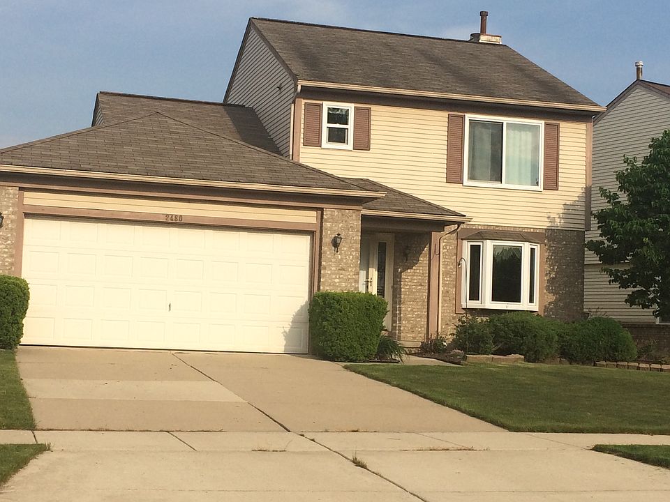 Front view of the home