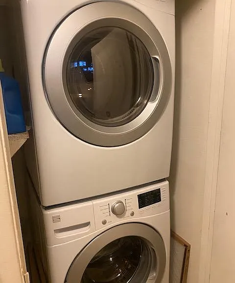 Washer and dryer