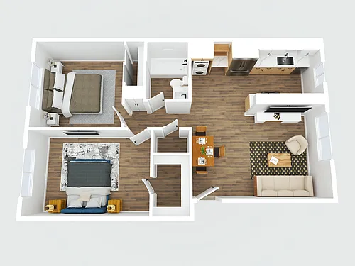 Floor plan 2 Bedroom