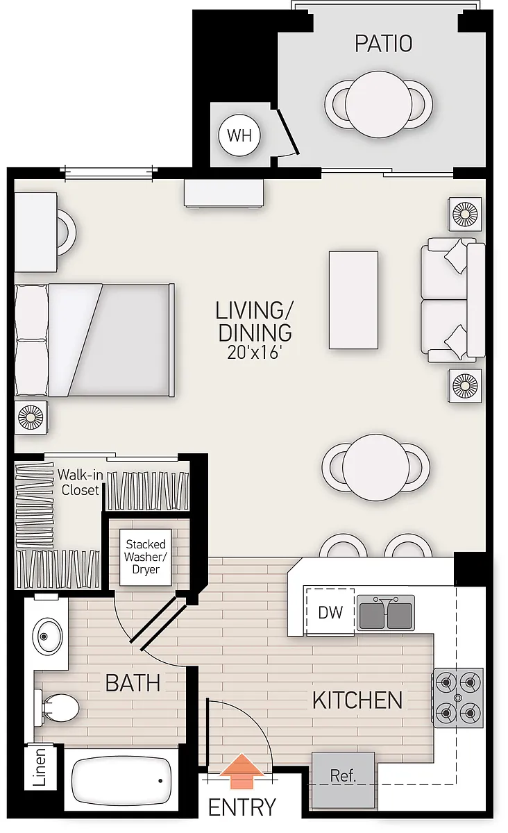 Floor plan Cambria - Plan 1