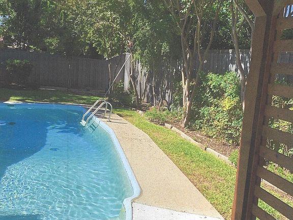 New cabana view of pool