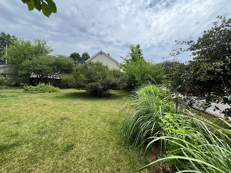 Large fenced in yard.